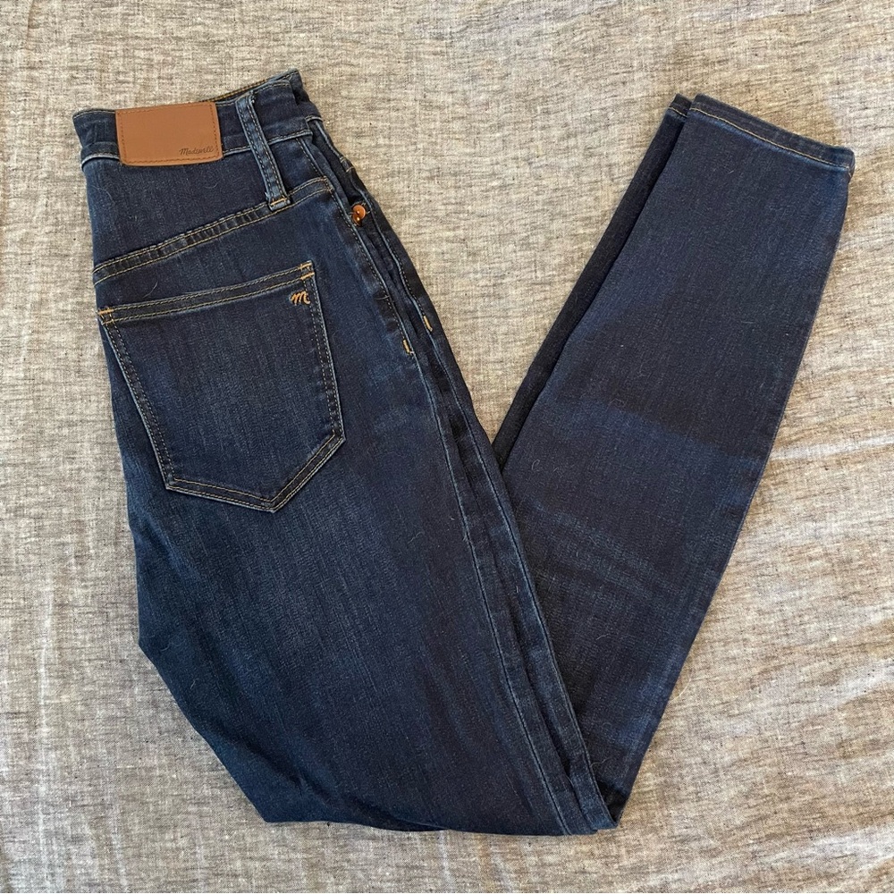 Madewell Women's Curvy High Rise Skinny Jeans size 25